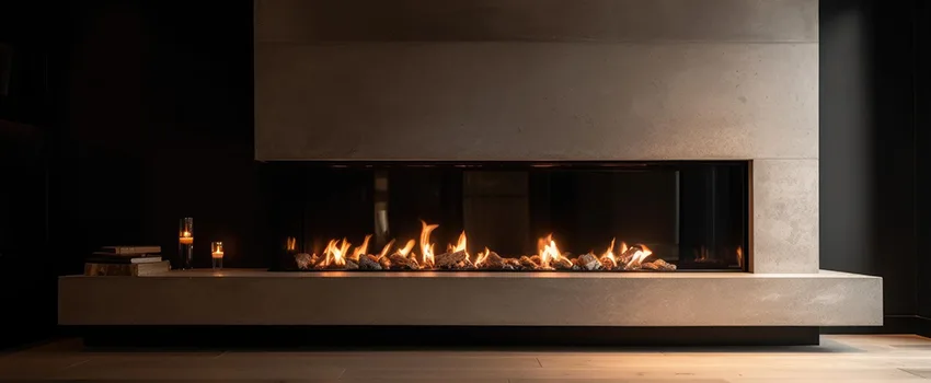Gas Fireplace Ember Bed Design Services in Tenafly, New Jersey