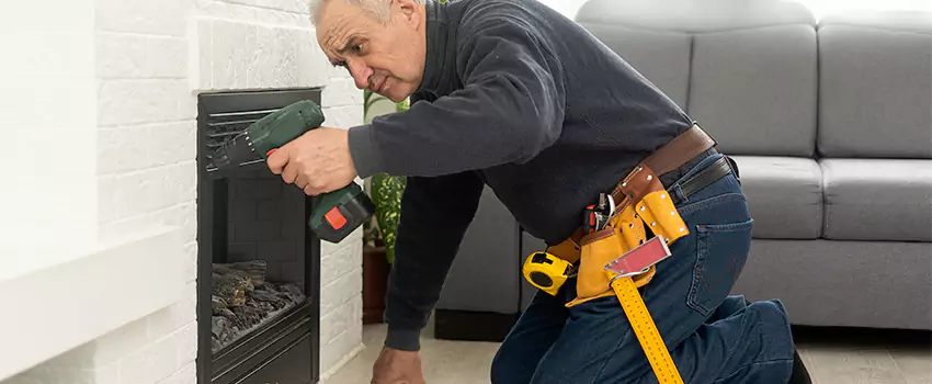 New Indoor Fireplace Installation in Tenafly, New Jersey