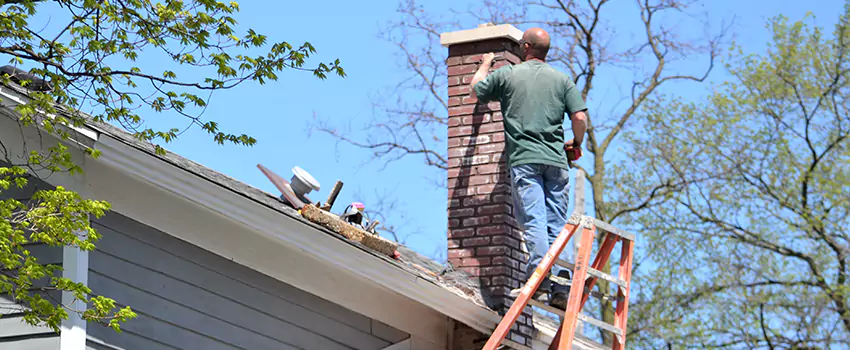 Vinyl and PVC Chimney Flashing Installation in Tenafly, NJ