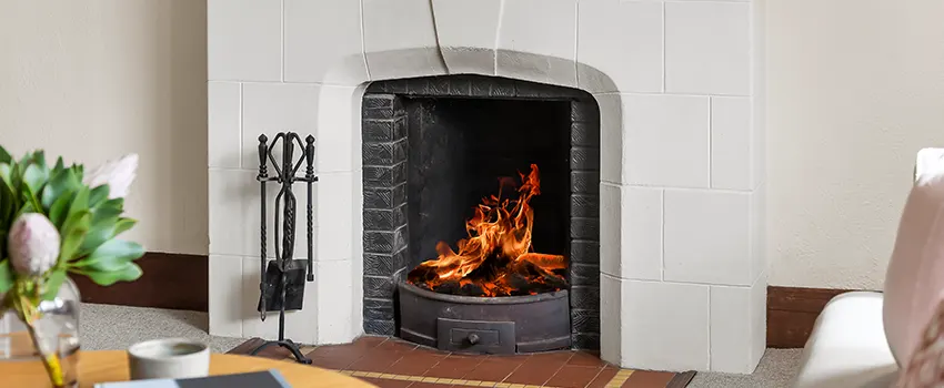Classic Open Fireplace Design Services in Tenafly, New Jersey