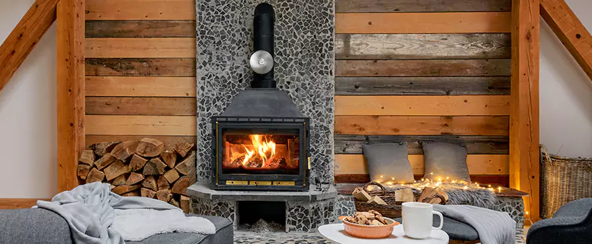 Thelin Hearth Products Direct Vent Gas Stove Fireplace Inspection in Tenafly, New Jersey